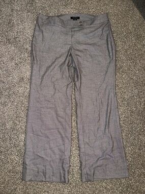 White House Black Market Gray Modern Boot Pants